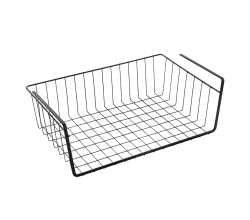 METALTEX 363040000 Kanguro Lava Schrankkorb 40 x 26 x 14 cm TouchTherm, matt schwarz / Raumsparer