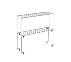 METALTEX 364310000 Spice Bridge Gewürzregal stapelbar 2er-Set 29 x 7 x 14 cm, Polytherm / Raumsparer