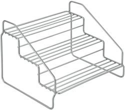 METALTEX 364623095 Gewürzregal Steppo mit 3 Etagen, PolyTherm, 20 x 18 x 15 cm / Gewürztreppe
