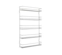 METALTEX 364635000 Gewürzregal PEPITO mit 5 Etagen, 36 x 8 x 58 cm, Polytherm