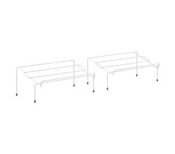 METALTEX 365520000 Cipok-2 Schrankeinsatz für Schuhe, 2er Set