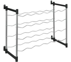 METALTEX 383724039 Cabernet Flaschenregal für 24 Flaschen 58 x 26 x 45 cm