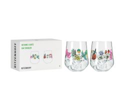 Ritzenhoff 3891002 BOTANIC LIGHTS Ginglas-Set #9, #10 Olaf Hajek 2024 / Gin Tumbler