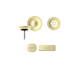 SCHOCK Sichtteile in White Gold 400079WGO - Aufwertung für die PREMIUM Ablaufgarnitur 410079CHR ab Baujahr 2024