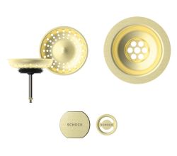 SCHOCK Sichtteile in White Gold 400061WGO - Aufwertung für die PREMIUM Ablaufgarnitur 410061CHR ab Baujahr 2024