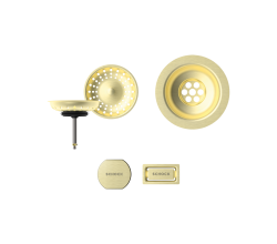 SCHOCK Sichtteile in White Gold 400055WGO - Aufwertung für die PREMIUM Ablaufgarnitur 410055CHR ab Baujahr 2024