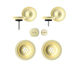 SCHOCK Sichtteile in White Gold 400063WGO - Aufwertung für die PREMIUM Ablaufgarnitur 410063CHR ab Baujahr 2024