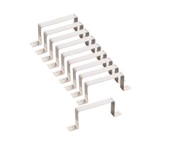 10er SET N-RSS Flachkanalhalterung / Compair norm System Ø 100