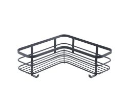METALTEX 401144000 Origin Lava Eckregal "L" 21x21x13 cm, TouchTherm, matt schwarz