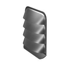 Ersatz - Außenjalousie für den E-Jal Col® Mauerkasten 125 / Ersatzteil Compair flow System Ø 125