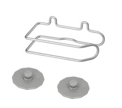 METALTEX Artic Toilettenpapierhalter mit Polytherm Frost Beschichtung / EasyFix / Aufhängung