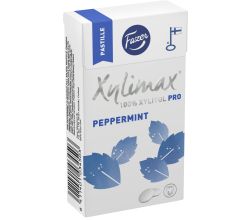 Fazer Xylimax Pfefferminz 38 g / zuckerfreie Xylitol Pastillen Peppermint