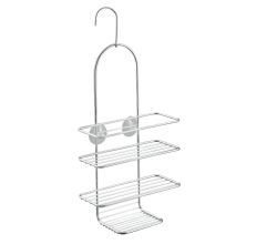 METALTEX 403302000 Reflex LUXY Duschenboy 3-Etg. 25 x 11 x 43/53 cm Chrometherm / Duschregal