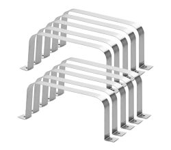 10er SET MF-RSS Befestigungsschelle aus Edelstahl für System Compair flow 125
