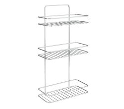 METALTEX 403314000 Reflex LUXY 3-etagiges Regal 26 x 13 x 53 cm Chrometherm