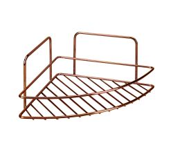 METALTEX 403510000 Reflex Eckablage 23 x 23 x 11 cm Polytherm Copper / Badezimmer Regal kupferfarbig