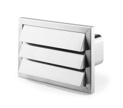 Außenjalousie E-Jal flow 125 aus Edelstahl 210 x 140 mm
