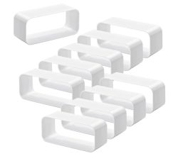 10er SET F-VBS 150 Rohrbogenverbinder / Verbindungsstück / Verbindungsmuffe / Compair flow (System Ø 150)