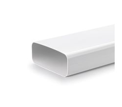 F-VRO 1000 Lüftungsrohr ohne Muffe 222a x 89a mm / Flachkanalrohr / Compair flow (System Ø 150)