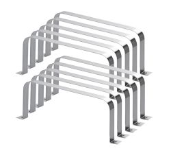 10er SET F-RSS Flachkanalhalterung / Halterung / Compair flow (System Ø 150) 