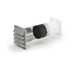 E-Jal 150 Mauerkasten inkl. THERMOBOX Wärmerückhaltesystem / Rundrohranschluss / Compair flow 150 (System Ø 150)