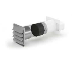 E-Jal 150 Mauerkasten inkl. THERMOBOX Wärmerückhaltesystem / Rechteckanschluss / Compair flow 150 (System Ø 150)