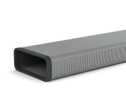 SF-VRO flex 150 Flachkanalrohr, flexibel mit Profildichtungen / COMPAIR STEEL flow 150 (System Ø 150)