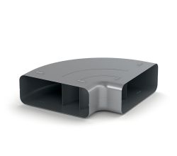 SF-RBV 150 Rohrbogen horizontal 90 Grad mit Luftleitkörper für perfekte Strömungswerte / COMPAIR STEEL flow 150 (System Ø 150)