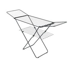 METALTEX 407909000 Panarea Onyx Flügelwäschetrockner mit 26 Meter Trockenlänge / Wäscheständer