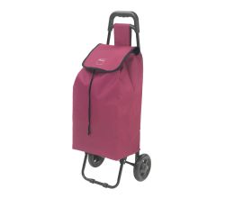 METALTEX 415205008 Shopping - Trolley DAPHNE 40 Liter, bordeaux, mit Regenschirmtasche / Einkaufswagen / Rollwagen