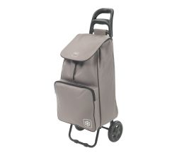 METALTEX 415280009 Shopping - Trolley KROKUS 50 Liter, braun, mit Kühltasche / Einkaufswagen / Rollwagen