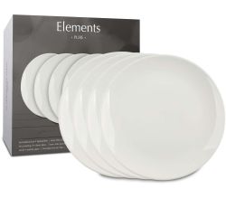 WAECHTERSBACH 4er Teller Ø 27 cm im GK / Elements - Pure / Speiseteller