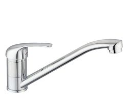 Armatur ATHOS Plus CHROM mit schwenkbarem Festauslauf / Einhebelmischer / Mischbatterie