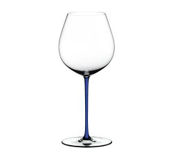 RIEDEL 4900/07D FATTO A MANO Pinot Noir Weinglas - Stiel DUNKELBLAU