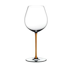 RIEDEL 4900/07O FATTO A MANO Pinot Noir Weinglas - Stiel ORANGE