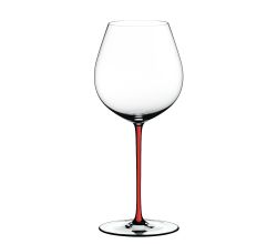 RIEDEL 4900/07R FATTO A MANO Pinot Noir Weinglas - Stiel ROT