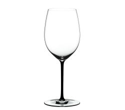 RIEDEL 4900/0B FATTO A MANO Cabernet / Merlot Weinglas - Stiel SCHWARZ