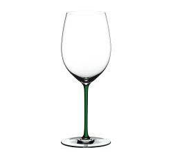 RIEDEL 4900/0G FATTO A MANO Cabernet / Merlot Weinglas - Stiel GRÜN
