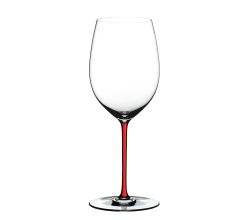 RIEDEL 4900/0R FATTO A MANO Cabernet / Merlot Weinglas - Stiel ROT