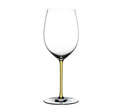 RIEDEL 4900/0Y FATTO A MANO Cabernet / Merlot Weinglas - Stiel GELB