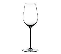 RIEDEL 4900/15B FATTO A MANO Riesling / Zinfandel Weinglas - Stiel SCHWARZ