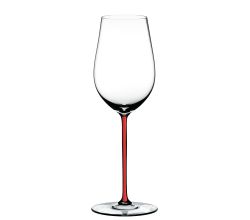 RIEDEL 4900/15R FATTO A MANO Riesling / Zinfandel Weinglas - Stiel ROT