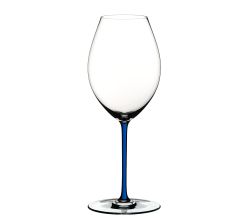 RIEDEL 4900/41D FATTO A MANO Syrah Weinglas - Stiel DUNKELBLAU