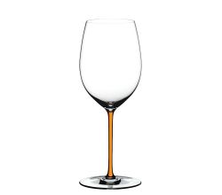 RIEDEL 4900/0O FATTO A MANO Cabernet / Merlot Weinglas - Stiel ORANGE