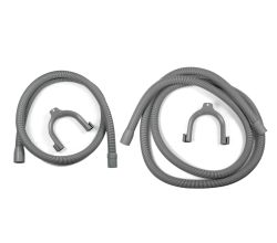 PUTEUS Spiral Ablaufschlauch mit Aufhängebügel