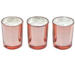 Ritzenhoff 5090004 Duftkerze 3er-Set AROMA NATURALS LUXERY Blackberry & Cedarwood 