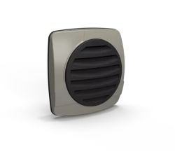Sagemüller & Rohrer 51040 Lüftungsgitter 150er OPTIMAIRO quadratisch, Kunststoff