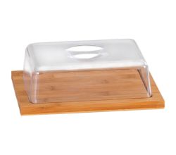 KESPER 58643 Käseglocke / Frischhalteglocke mit Haube 25 x 20 x 8 cm