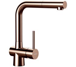 SCHOCK Armatur LAIOS in COPPER BRUSHED mit schwenkbarem Zugauslauf