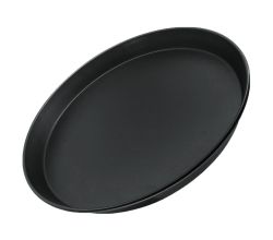 ZENKER Backblech rund, 30 cm mit Antihaftbeschichtung / Serie Black Metallic / Pizzablech / Ofenblech
